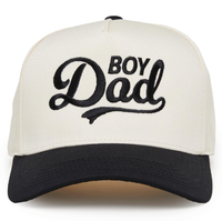 Casquette de baseball unisexe en coton respirant et imperméable, style 5 panneaux, bicolore, avec logo brodé 3D personnalisé CH, idéale pour la course et le sport