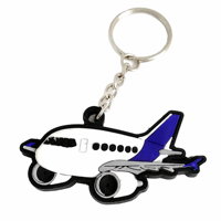 Porte-clés en PVC souple écologique, logo personnalisé, porte-clés en caoutchouc, imperméable, cadeau promotionnel, souvenir d'entreprise, vente en gros