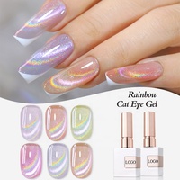Kit de vernis à ongles gel œil de chat OEM de haute qualité, 9000 couleurs, gel UV magnétique, étiquette privée, ensemble de vernis à ongles gel œil de chat galaxie
