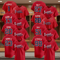 Maillot de baseball alternatif limité Toronto 2025 pour homme, grande taille, 100 % polyester, col en V, manches courtes, logos brodés et cousus pour l'été