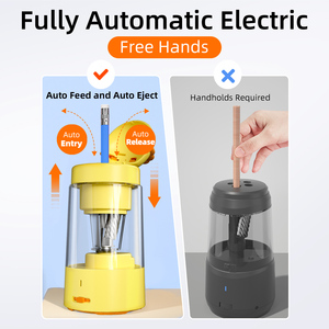 Taille-crayon électrique automatique de qualité supérieure en forme de <span class=keywords><strong>lion</strong></span> avec batterie au lithium rechargeable certifié CE pour usage au bureau - Product Image 5