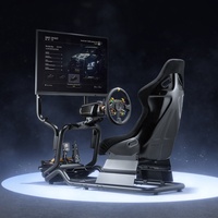 Support de simulateur de course automobile LRS07-BS-KP01 pour PC, cockpit de jeu de course automobile, kit de simulateur de conduite