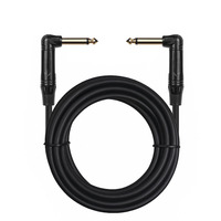 Right Angle 1/4 Inch Guitar Cable Oxygen Free Copper PVC Jacket Electric Guitar Bass Keyboard Studio Stage Use