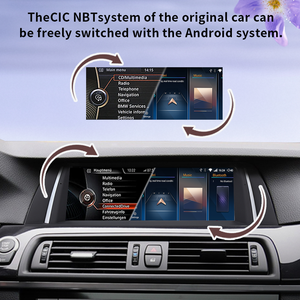 LELV Snapdragon 665 Wireless Carplay Android 14 <span class=keywords><strong>Autoradio</strong></span> pour Bmw Série 5 F10 F11 Nbt Cic 2007-2013 Écran Multimédia Stéréo 4g - Product Image 6