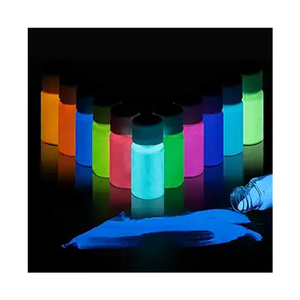 ผงสีเรืองแสงในที่มืด 12 สี ผงสีเรืองแสง ผงสีโฟโตโลมิเนสเซนต์ - Product Image 1