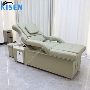 Fauteuil de lavage professionnel Kisen avec technologie de spa capillaire avancée, fauteuil de pédicure avec lavabo intégré pour salon - Product Image 2