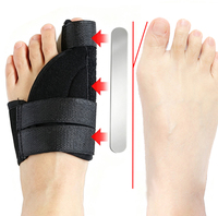 Penyangga Valgus Jempol Kaki, Korektor Tulang Kaki Besar, Splint Ortopedi, Pemisah Jari Kaki Besar yang Dapat Disesuaikan