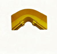 Goulotte optique ignifuge en PVC pour la pose de câbles de centre de données dans la construction industrielle