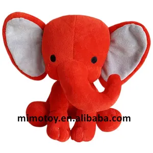 2021新しいかわいいぬいぐるみと大きな耳を持つぬいぐるみの赤ちゃん象のおもちゃ卸売安い低MOQカラフルな柔らかいおもちゃぬいぐるみ象