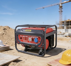 Générateur à essence à cadre ouvert 5KW / 4 temps / 50/60Hz / Réservoir de 15L / Portable / Utilisation domestique et sur chantier - Product Image 2