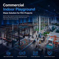 Estructura Deportiva Comercial para Interiores, Módulo de Obstáculos de Madera y Plástico, Diseño Suave y Oscuro, Certificación CE y ASTM