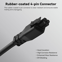 Kabel Ekstensi Asli Bambu untuk AMS Lite, Suku Cadang Pengganti Kabel Komunikasi yang Kompatibel dengan Printer 3D A1 / A1 Mini.