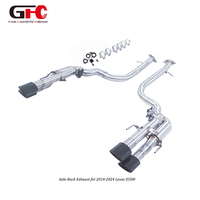 Échappement arrière à soupapes GFC pour Lexus IS500 5.0L V8, silencieux simple, double soupape, embouts quadruples