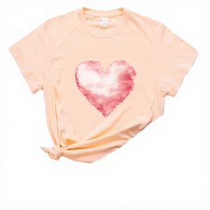 T-shirt pour femme épais 260 g/m², coupe ample, style streetwear, impression personnalisée, coton épais, manches courtes, t-shirt uni pour femme - Product Image 3