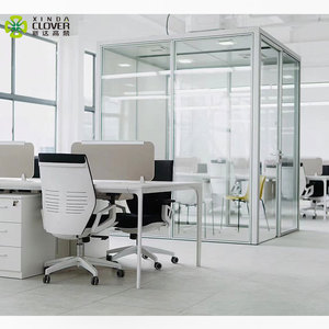 Paneles Divisores Acústicos Insonorizantes para Oficina, Paredes de Cristal para Cubículos - Product Image 6