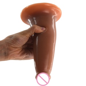 YOCY 17.5cm Dual Layer Silicone <b>Dildo</b> with Suction Cup Anal Plug Animal Colorful Penis for Women Men LGBQT - Product Image 3