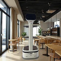 SMAR Restaurant Livraison Robot Service Robot Serveur Livraison Autonome Patrouille Multi-Couche Stable Plateau 15kg Charge Utile 6-8h Veille