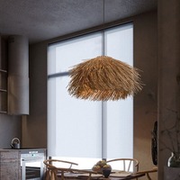 Lampes Artistiques, Tressage en Rotin de Style Japonais Rural, Chandelier pour Maison d'Hôtes, Restaurant, Personnalisé et Inspiré du Zen