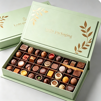 Boîte Cadeau de Luxe Personnalisée pour Baklavas du Moyen-Orient, Dattes, Chocolats, Dattes Confites, Noix, Fruits Séchés, Emballage en Papier