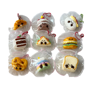 Jouet porte-clés Taba Foods Kawaii, jouet sensoriel TPR anti-stress, esthétique élevée, jouet anti-stress mignon pour unisexe - Product Image 1