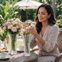 Vase décoratif en verre transparent avec base sur pied pour la décoration intérieure, les centres de table de mariage et les hôtels (vente en gros)