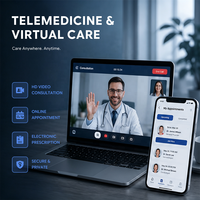 Desarrollo de Plataformas de Atención Médica en la Nube con Análisis de IA, Gestión de Datos, Soluciones de Sistemas Médicos Inteligentes y Software para el Cuidado del Paciente