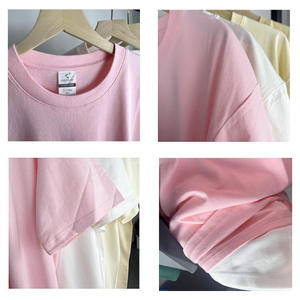 T-shirt de luxe pour homme de haute qualité, broderie personnalisée, impression de logo de votre marque, vente en gros - Product Image 3