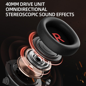 40mm Three Modes 7.1 Virtual Channel <strong>Wireless</strong> Headphone Microphone ENC Noise Cancel <strong>Game</strong> 2.4G Receiver for <strong>Bluetooth</strong> <strong>Headset</strong> - Product Image 4