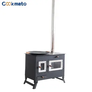 Cookmate wood Stove Indoor , Tent Wood Stove,hunting lodge Burning stove, cooking plow with Oven cooking partition