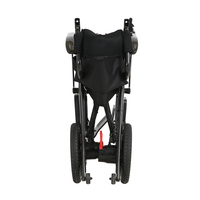 Fauteuil roulant électrique pliable léger en fibre de carbone JBH DC12A de luxe ultra-léger, pliable de gauche à droite, pour personnes handicapées