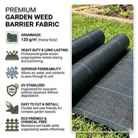 Toile de paillage tissée en PP robuste pour le contrôle des adventices, tapis paysager pour applications agricoles