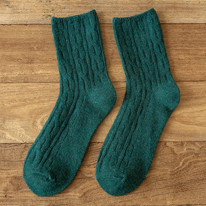 <span class=keywords><strong>Laine</strong></span> Crew Fancy Fashion Warm Plain Winter Dress Slouch <span class=keywords><strong>Chaussettes</strong></span> pour femme - Product Image 6
