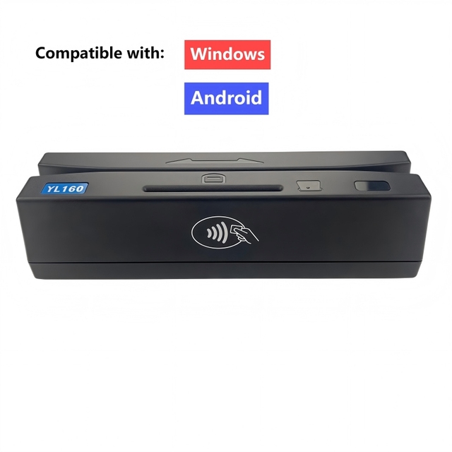 YL160 USB 4 in 1 Magnetic Card Reader Support Read Write Contactless Cards Chip Cards PSAM Cards Only for Professional Person