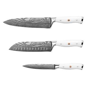 Juego <span class=keywords><strong>de</strong></span> cuchillos Santoku <span class=keywords><strong>de</strong></span> <span class=keywords><strong>chef</strong></span> con patrón <span class=keywords><strong>de</strong></span> Damasco <span class=keywords><strong>de</strong></span> 8 pulgadas, cabeza <span class=keywords><strong>de</strong></span> acero doble con mango <span class=keywords><strong>de</strong></span> ABS, colección <span class=keywords><strong>de</strong></span> cuchillos <span class=keywords><strong>de</strong></span> cocina <span class=keywords><strong>de</strong></span> acero inoxidable - Product Image 5