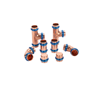 Высококачественная медная равная Тройная пресс-арматура для водопроводных и отопительных систем Hengshi - Product Image 1