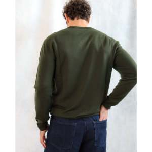 Pull décontracté pour homme Heyfoo, col en V, gris-1, manches longues, tricot en cachemire d'hiver avec logo imprimé jacquard, calibre 12, saison automne - Product Image 5
