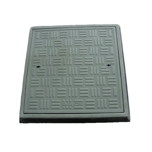 도난 방지 스퀘어 헤비 듀티 스퀘어 맨홀 커버 FRP 자외선 차단 보도 배수 맨홀 커버 - Product Image 1
