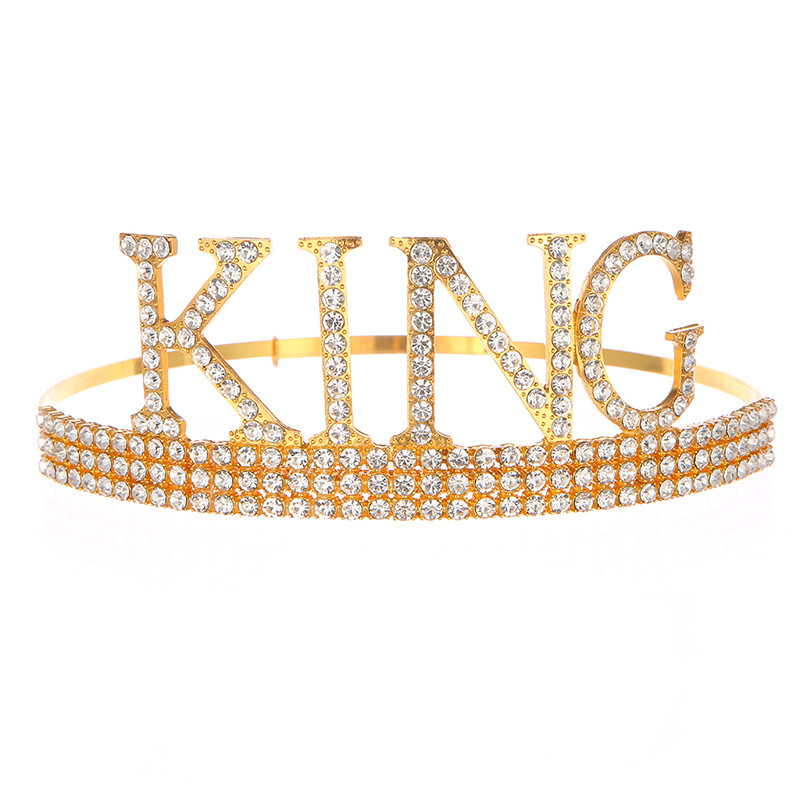 Royal King Crowns For Men Full Round Tiaras And Crowns Prom Party Costume Prince Hair Accessories