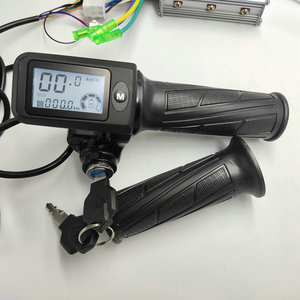 Màn Hình Lcd + Bộ Tăng Tốc/Bướm Ga Xoắn + Khóa + Bộ Điều Khiển BLDC 36v48v350W Bộ Phận Tay Lái Xe Đạp Điện Xe Đạp Leo Núi - Product Image 2