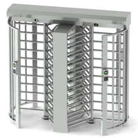 Il s'agit d'une combinaison de tourniquet pleine hauteur et de porte latérale, le passage de la porte latérale est large pour les personnes handicapées et les chariots.
