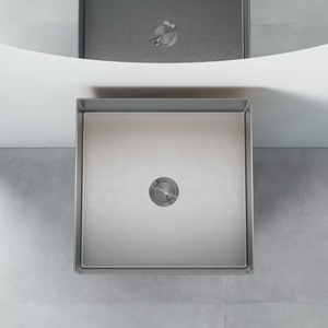 Lavabo Rectangular <span class=keywords><strong>de</strong></span> Acero Inoxidable Negro Hecho a Mano <span class=keywords><strong>de</strong></span> Lujo HG, Alta Calidad al por Mayor para Baños, Aseos y <span class=keywords><strong>Villas</strong></span> - Product Image 4