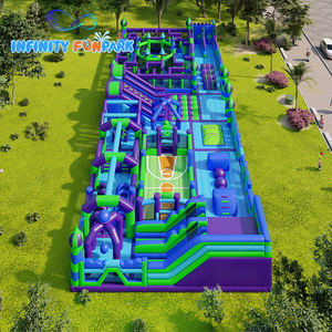 Château gonflable pour enfants, parc commercial, jeux de parc gonflables en plein air, parc à thème gonflable - Product Image 1