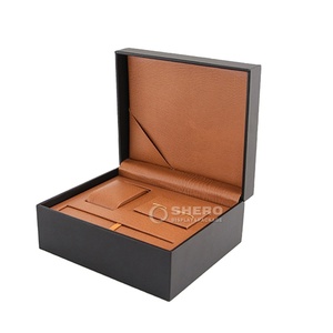 Elegant Luxury Premium Stitched PU <b>Watch</b> <b>Case</b> Custom Color Size for <b>Watch</b> Collection and Retail Display - Product Image 1