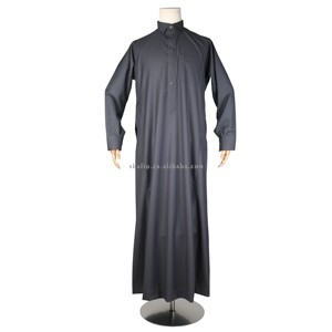 Robe Islamique Traditionnelle Personnalisée d'Hiver pour <span class=keywords><strong>Homme</strong></span>, Caftan, Djellaba, Jilbab, Khimar, Maxi Qamis, <span class=keywords><strong>Boubou</strong></span> - Product Image 2