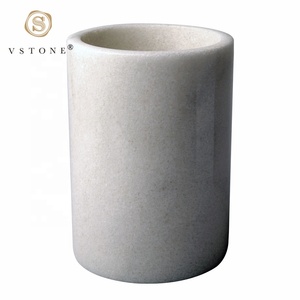 Máy Làm Lạnh Rượu Đá Cẩm Thạch Tự Nhiên Hình Tròn Thanh Lịch Giá Rẻ Tùy Chỉnh Giá Rẻ Xô Đá Sâm Banh Cho Bia Rượu Sâm Banh - Product Image 4