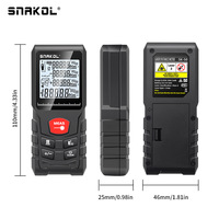 SNAKOL 120m télémètre laser portable de haute précision ruban à mesurer infrarouge électronique pour les mesures de la pièce