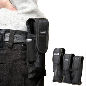 Étui de protection pour lampe de poche, sac suspendu portable en Nylon avec clip de ceinture tactique pour le rangement et le transport de la lampe de poche - Product Image 2