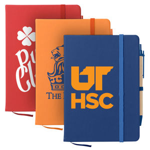 สมุดบันทึกพิมพ์ลายตามสั่ง พร้อมกระดาษโน้ตแบบมีกาวติด แถบธงบอกตำแหน่งหน้า ของขวัญส่งเสริมการขายสำหรับองค์กร ของที่ระลึกแบบกำหนดเองได้ สมุดบันทึกส่วนตัว สมุดจดบันทึก - Product Image 1