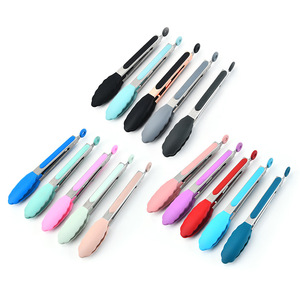 <span class=keywords><strong>Pinzas</strong></span> de acero inoxidable para cocina respetuosas con el medio ambiente aptas para lavavajillas, <span class=keywords><strong>pinzas</strong></span> creativas resistentes al calor para pastelería, <span class=keywords><strong>barbacoa</strong></span>, <span class=keywords><strong>barbacoa</strong></span>, venta al por mayor - Product Image 3