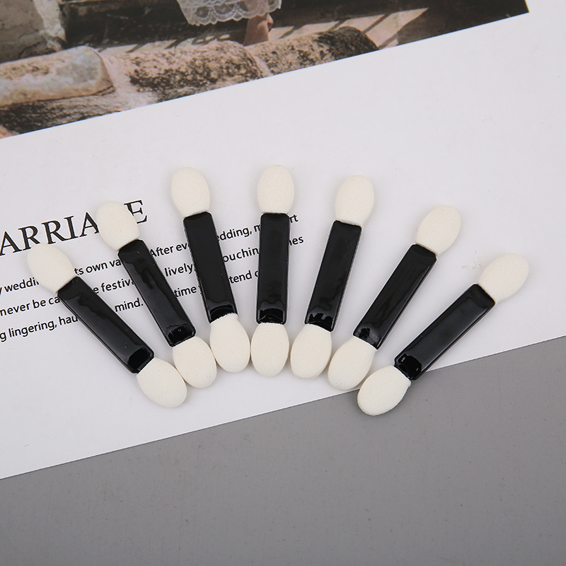 Double Sided Natural Hair Eyeshadow Brush